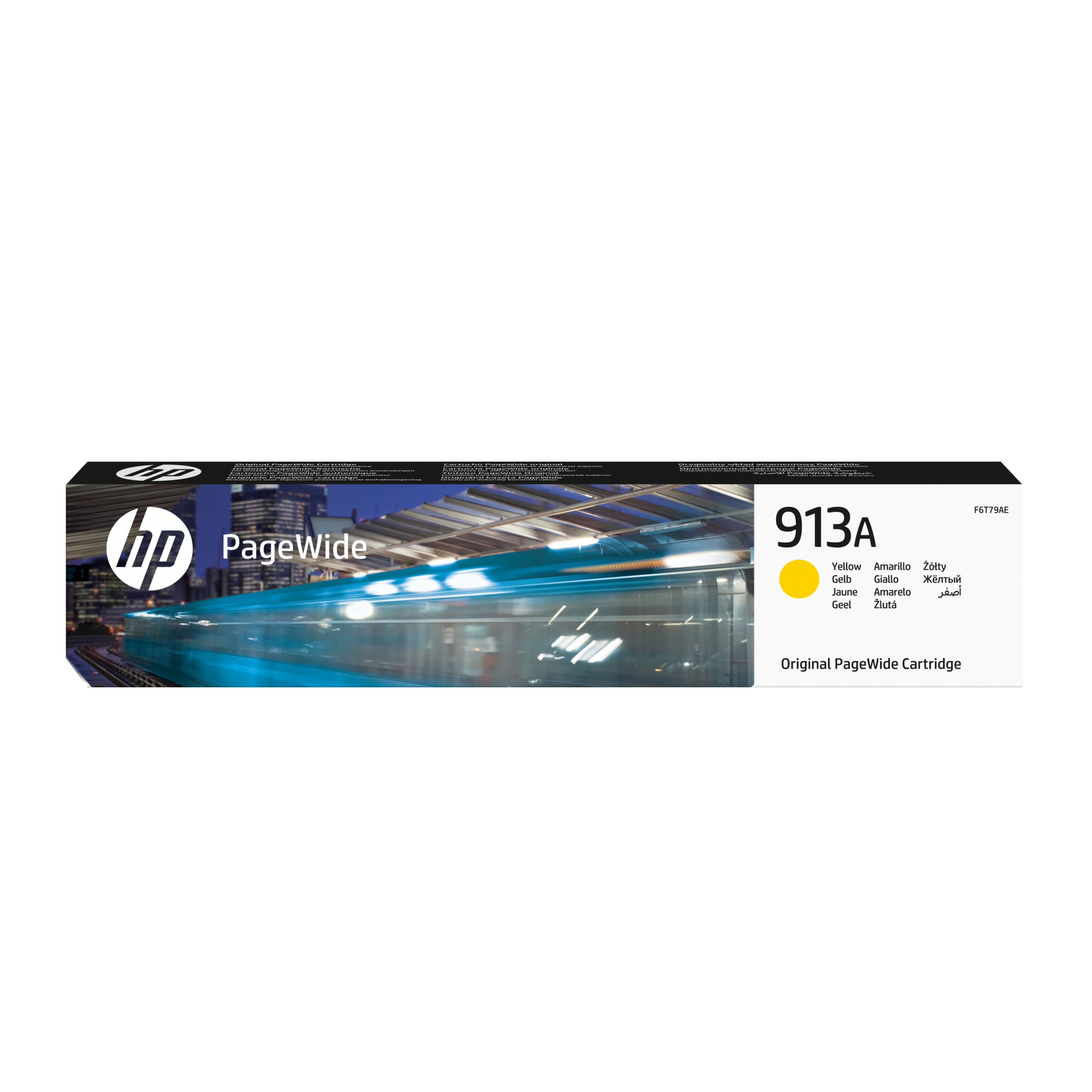 HP 913A - Jaune - original - PageWide - cartouche d'encre - pour PageWide 352, 377, MFP 377, PageWide Pro 452, 477, 552, 577, MFP 477