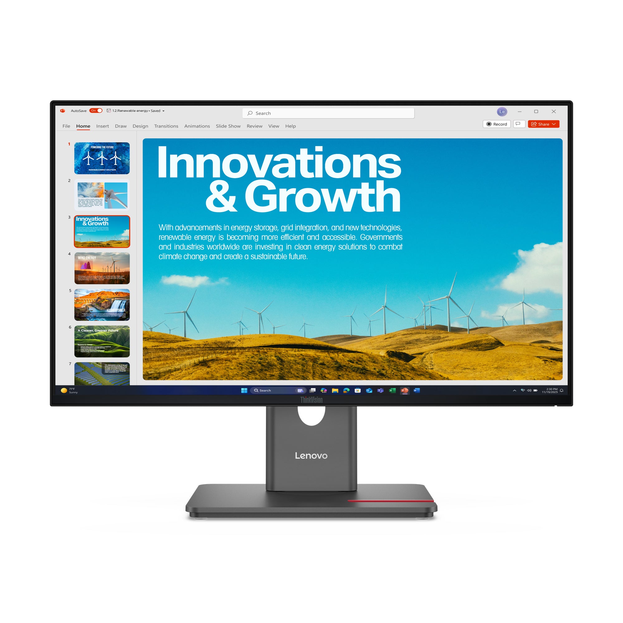Lenovo ThinkVision P24QD-40 - Écran LED - 24" (23.8" visualisable) - 2560 x 1440 QHD @ 120 Hz - IPS - 300 cd/m² - 1500:1 - DisplayHDR 10 - 4 ms - HDMI, DisplayPort, USB-C - noir eclipse