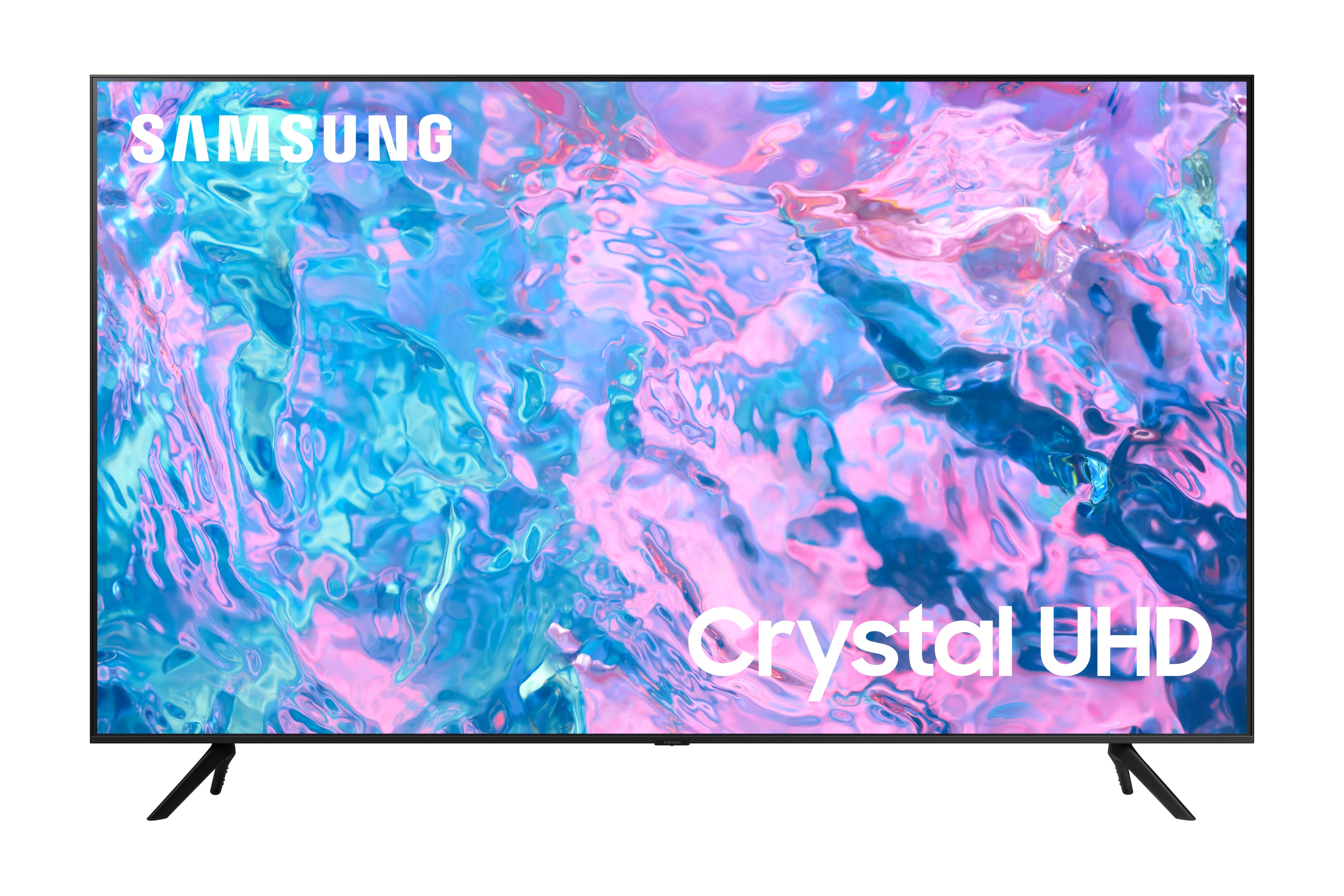 Samsung HG55CU700EU - Classe de diagonale 55" HCU7000 Series TV LCD rétro-éclairée par LED - Crystal UHD - hôtel / hospitalité - Tizen OS - 4K UHD (2160p) 3840 x 2160 - HDR - noir