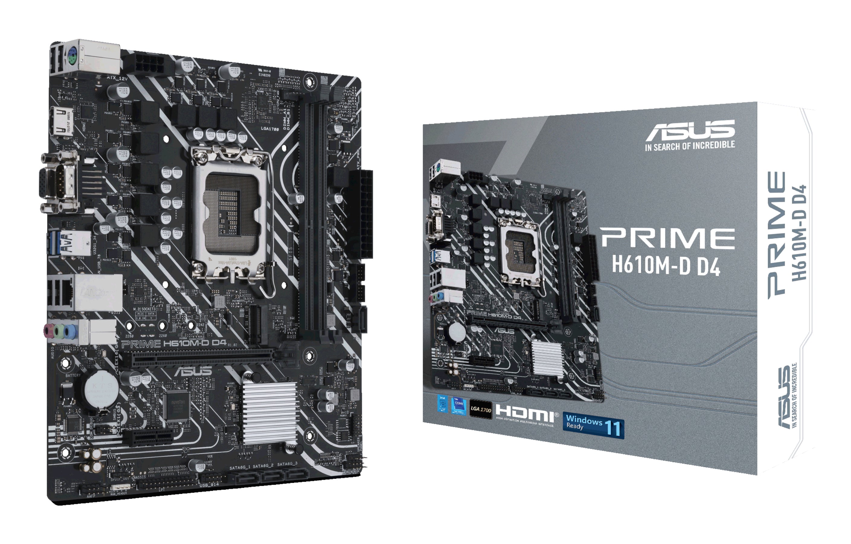 Carte Mère Asus PRIME H610M-D D4