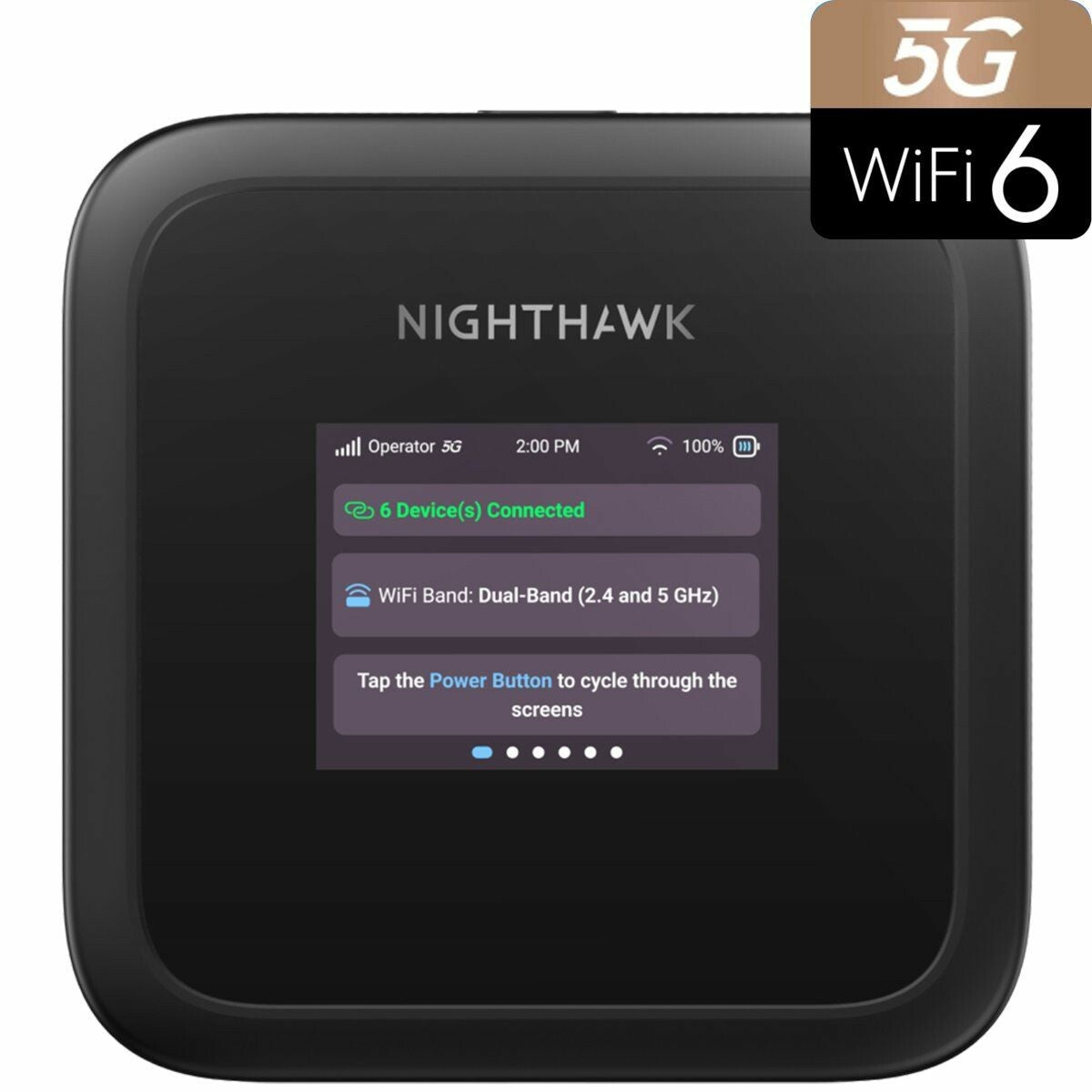 NETGEAR Nighthawk M3 - Point d'accès mobile - 5G - 3.6 Gbits/s - Wi-Fi 5, Wi-Fi 6