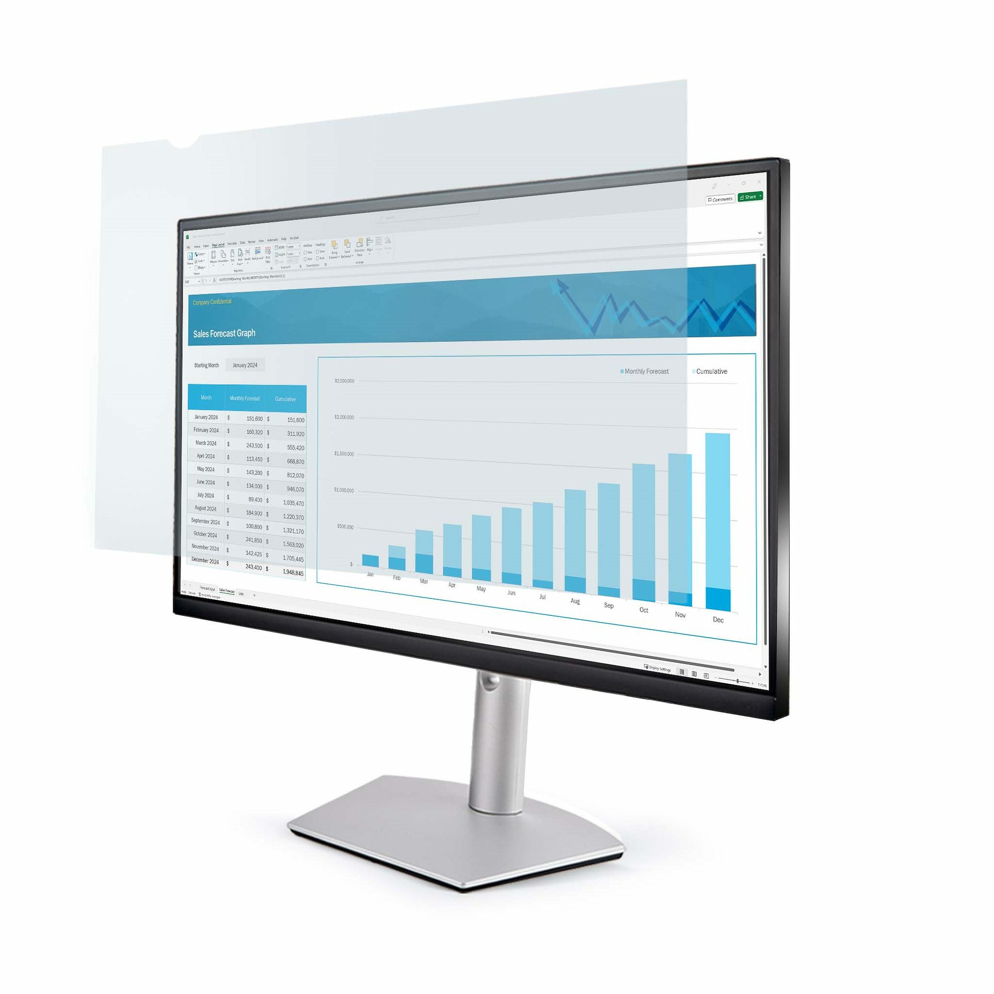Filtre de Confidentialité pour Moniteur Startech 2469-ANTI-BLUE-LIGHT