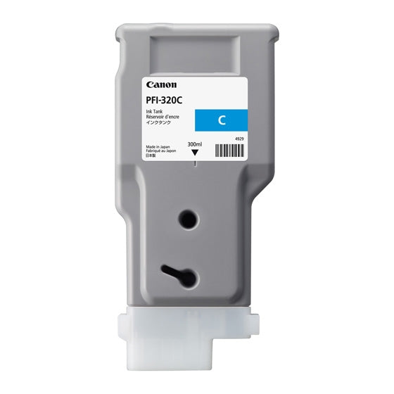 Canon PFI-320 C - 300 ml - cyan - original - réservoir d'encre - pour imagePROGRAF GP-200, GP-300, TM-200, TM-205, TM-255, TM-300, TM-305, TM-355