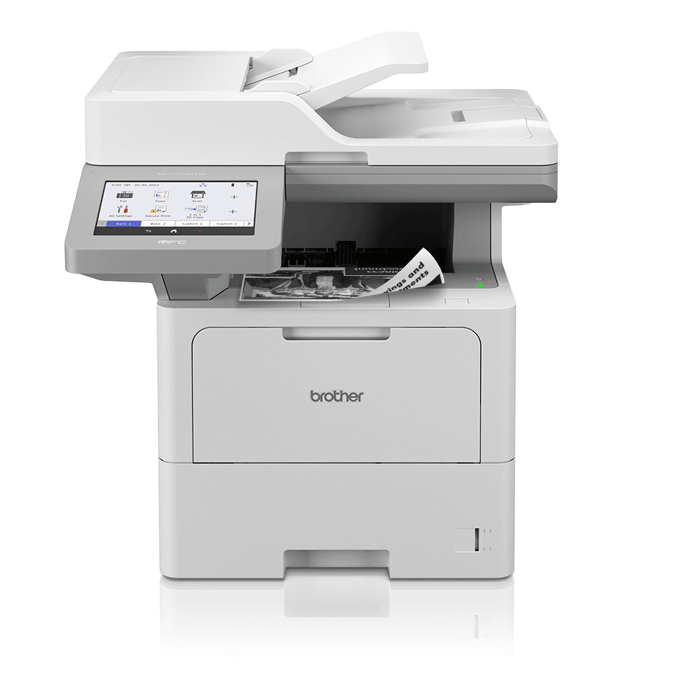 Brother MFC-L6910DN - Imprimante multifonctions - Noir et blanc - laser - A4/Legal (support) - jusqu'à 50 ppm (copie) - jusqu'à 50 ppm (impression) - 520 feuilles - 33.6 Kbits/s - USB 2.0, Gigabit LAN, Wi-Fi(n), NFC, hôte USB 2.0