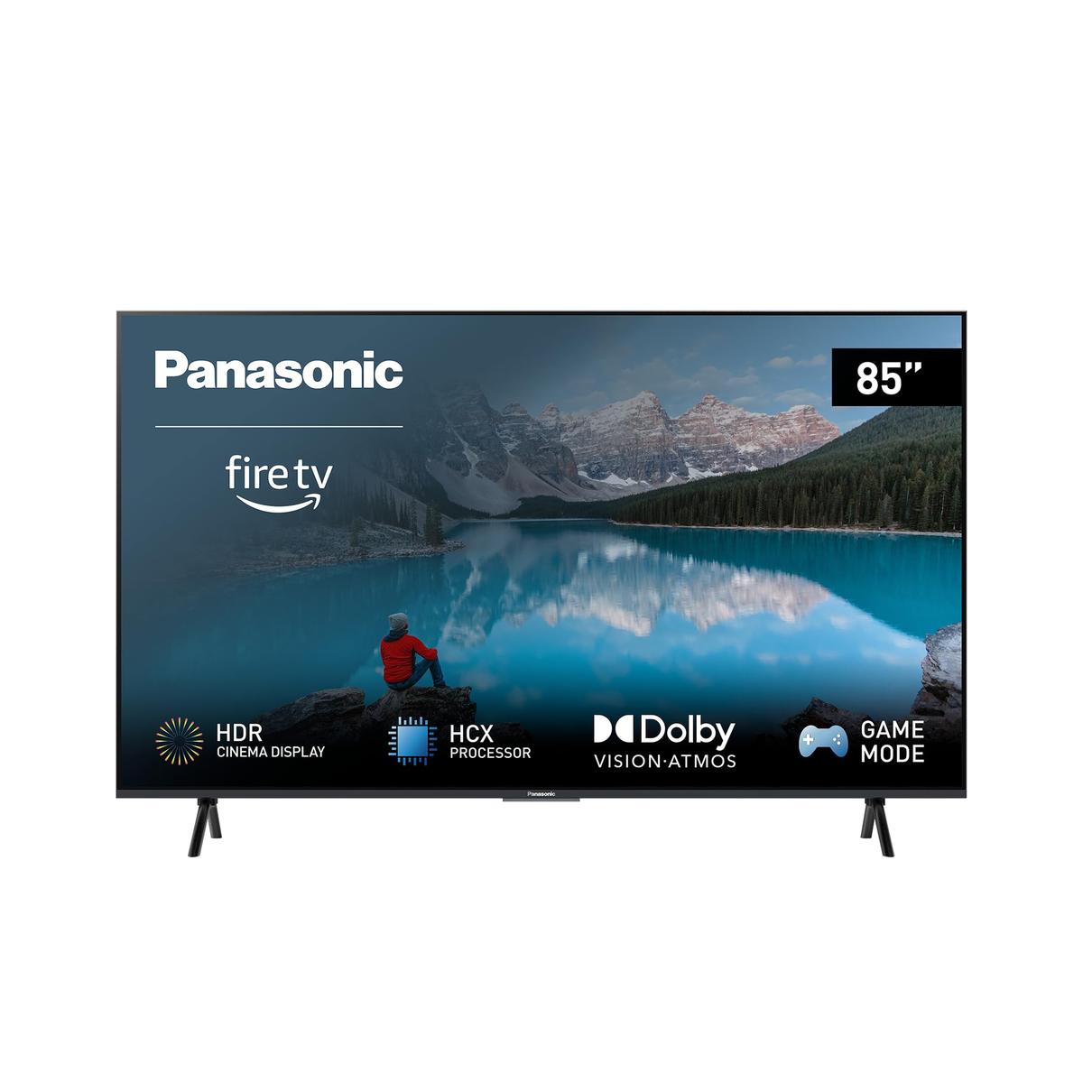 TV Set|PANASONIC|85"|4K|3840x2160|Wireless LAN|Bluetooth|Fire OS|Black|TX-85MX800E