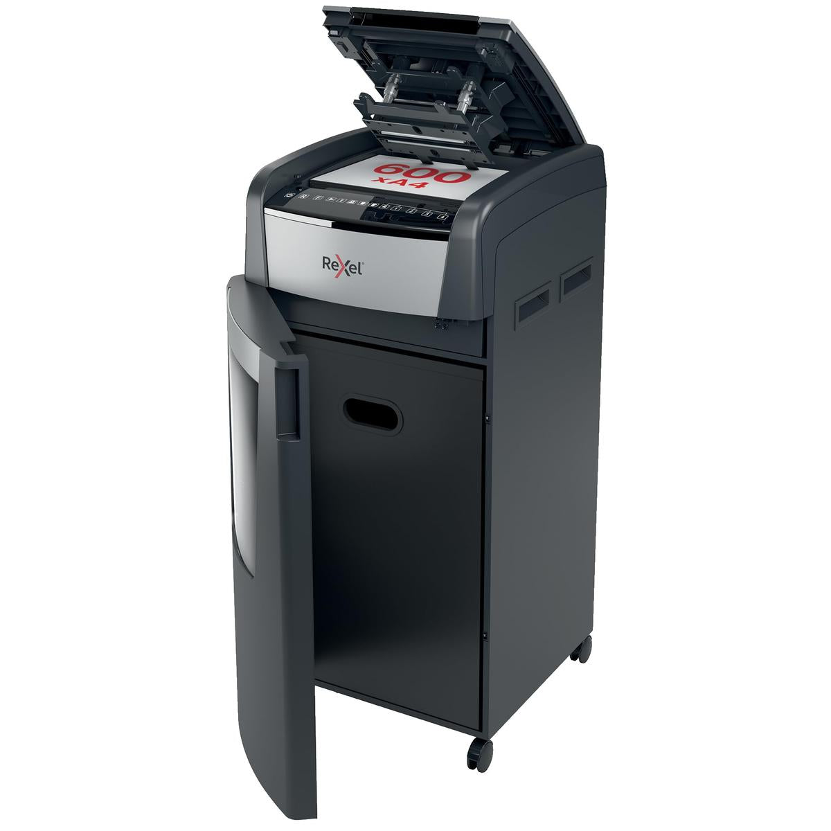 Rexel Optimum 600X Shredder Cross Cut 600 Sheets Auto Feed