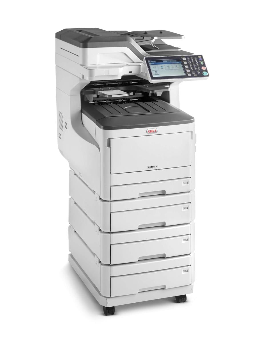 OKI MC883dnv Farblaserdrucker Scanner Kopierer Fax LAN A3
