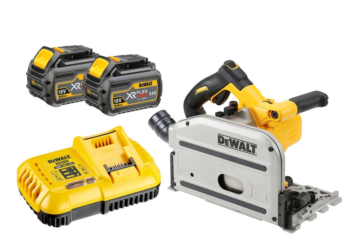 54v XR Cordless Plunge Saw Kitted 2x batteries & T-STAK VI k