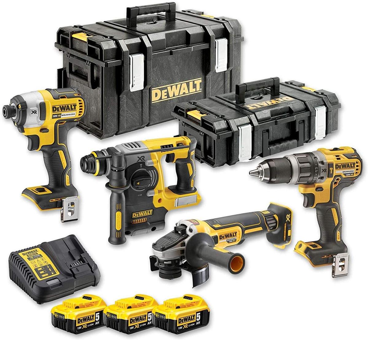 DeWALT 4 instrumentu komplekts XR Li-Ion 18V