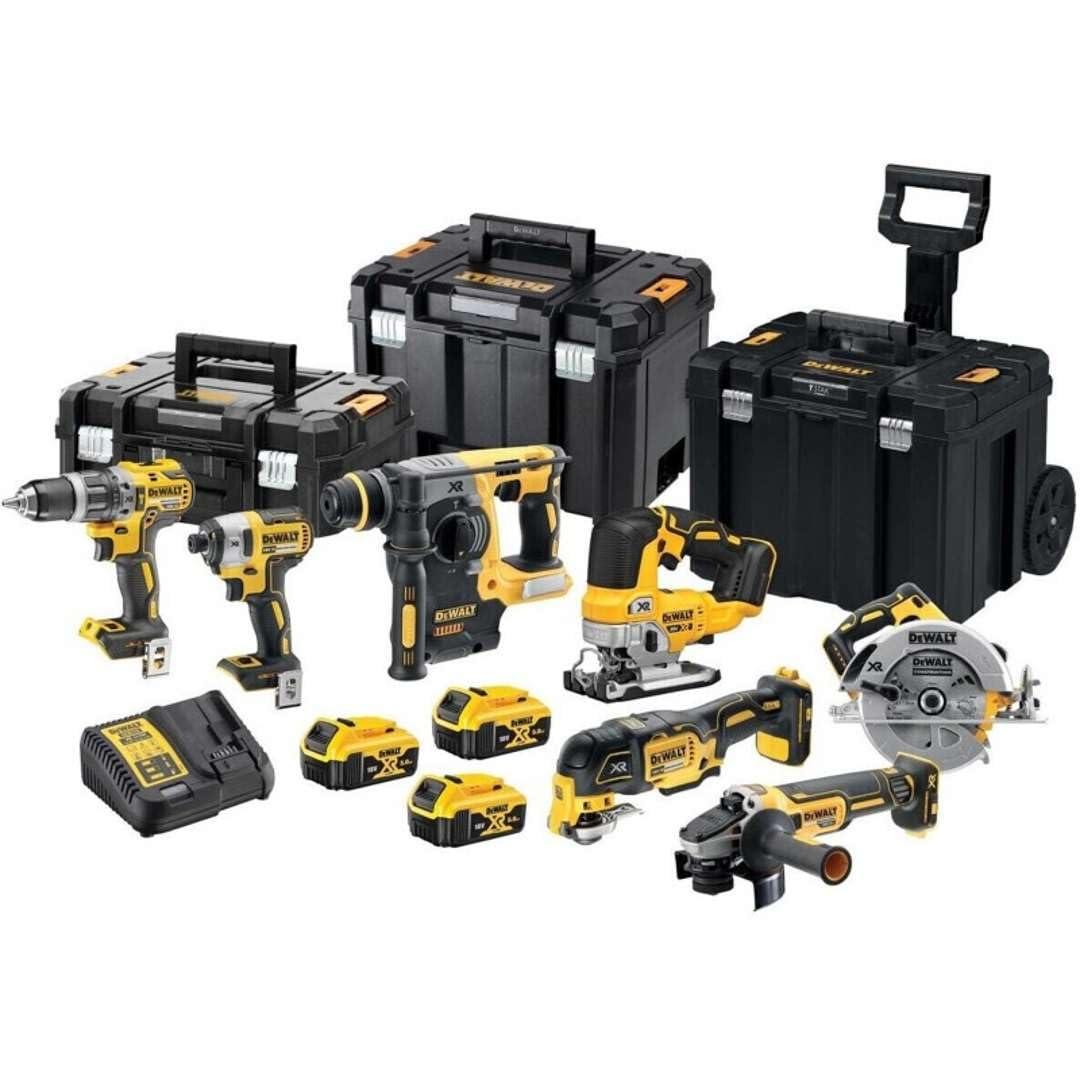 DEWALT ZESTAW COMBO 18V DCK755P3T (DCD796 + DCF887 + DCS570 + DCS334 + DCS355 + DCH273 + DCG405) 3x5
