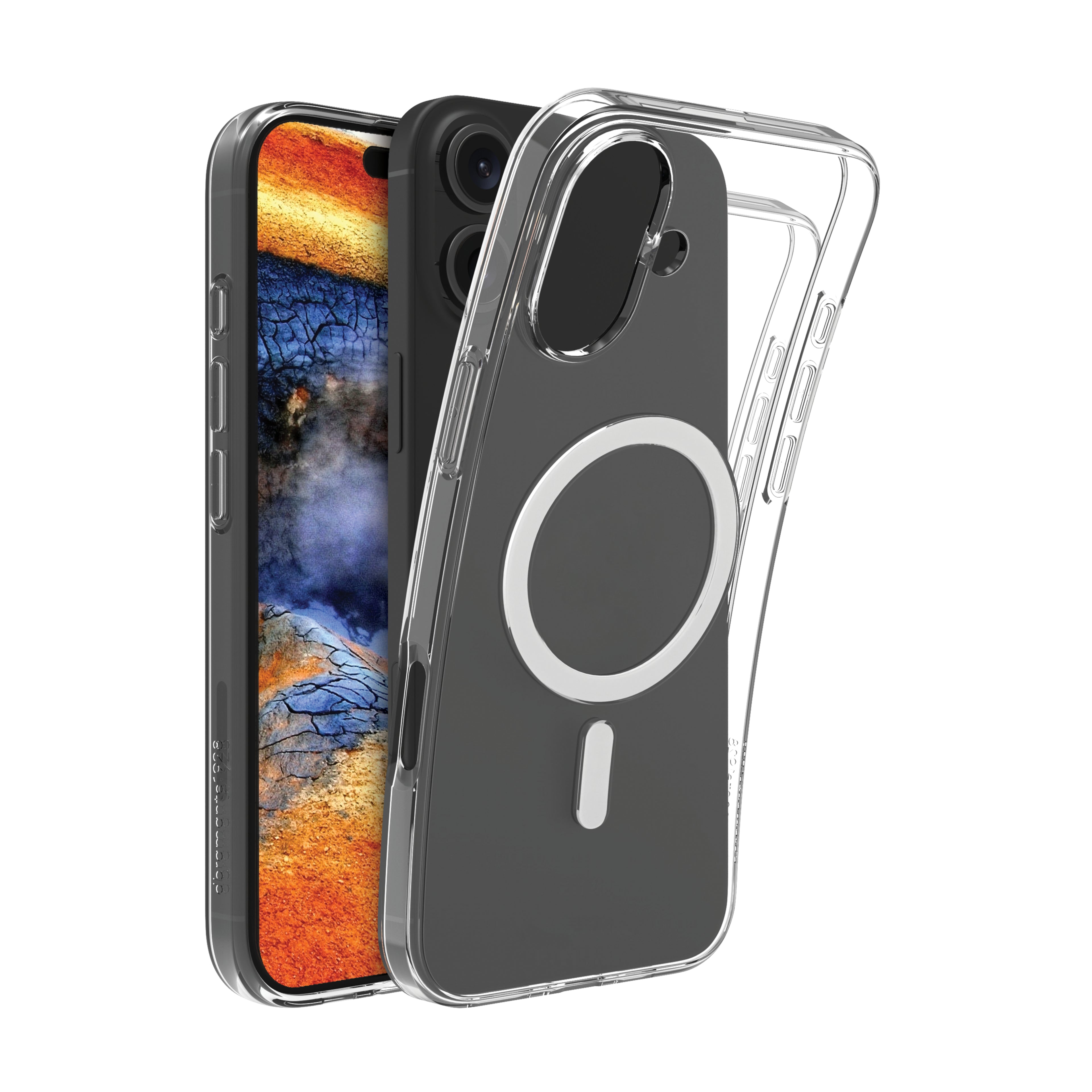 dbramante1928 Greenland Pro - Coque de protection pour téléphone portable - compatibilité avec MagSafe - plastique - clair - pour Apple iPhone 16