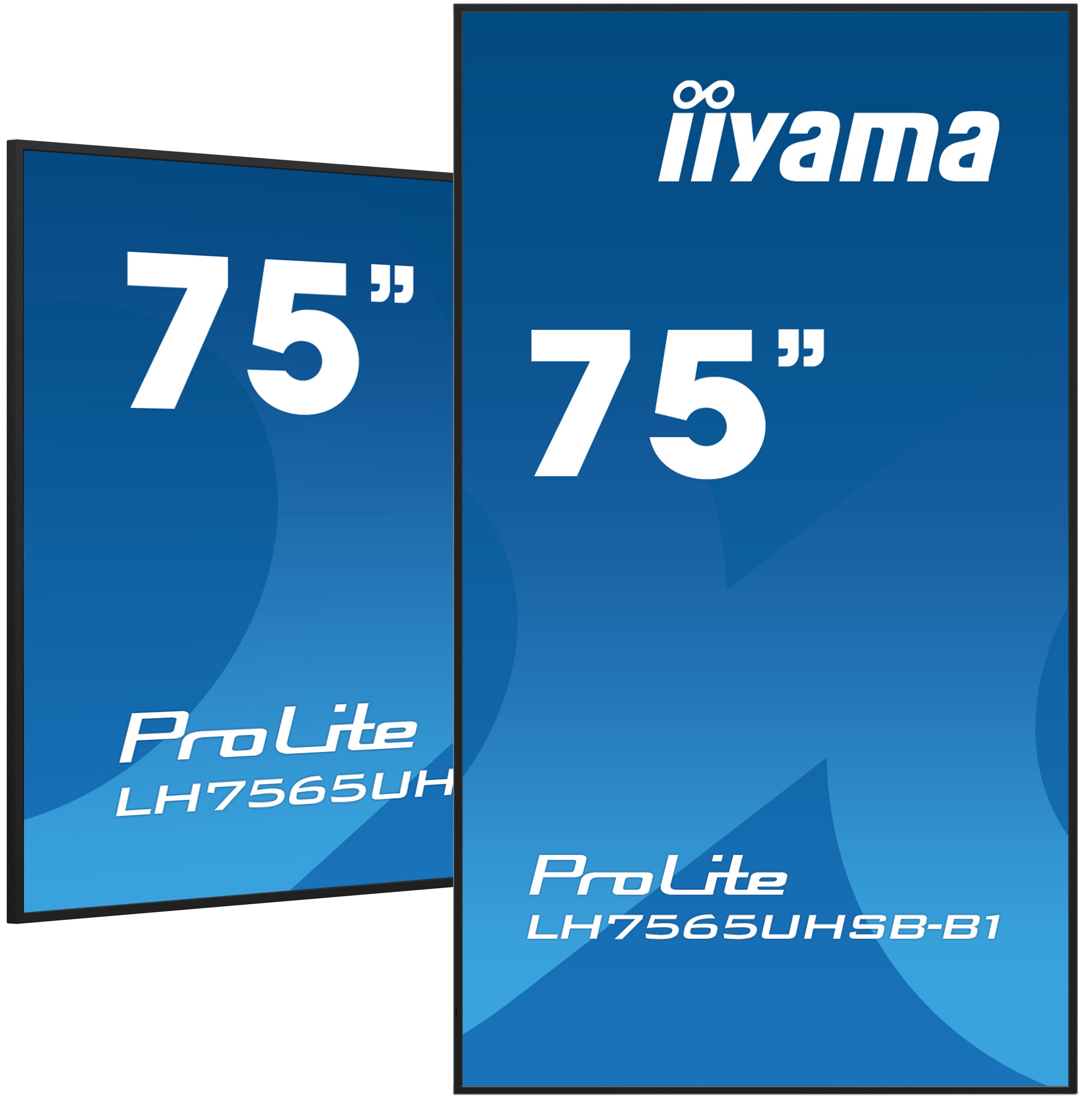 iiyama ProLite LH7565UHSB-B1 - Classe de diagonale 75" (74.5" visualisable) écran LCD rétro-éclairé par LED - signalisation numérique - Android - 4K UHD (2160p) 3840 x 2160 - noir