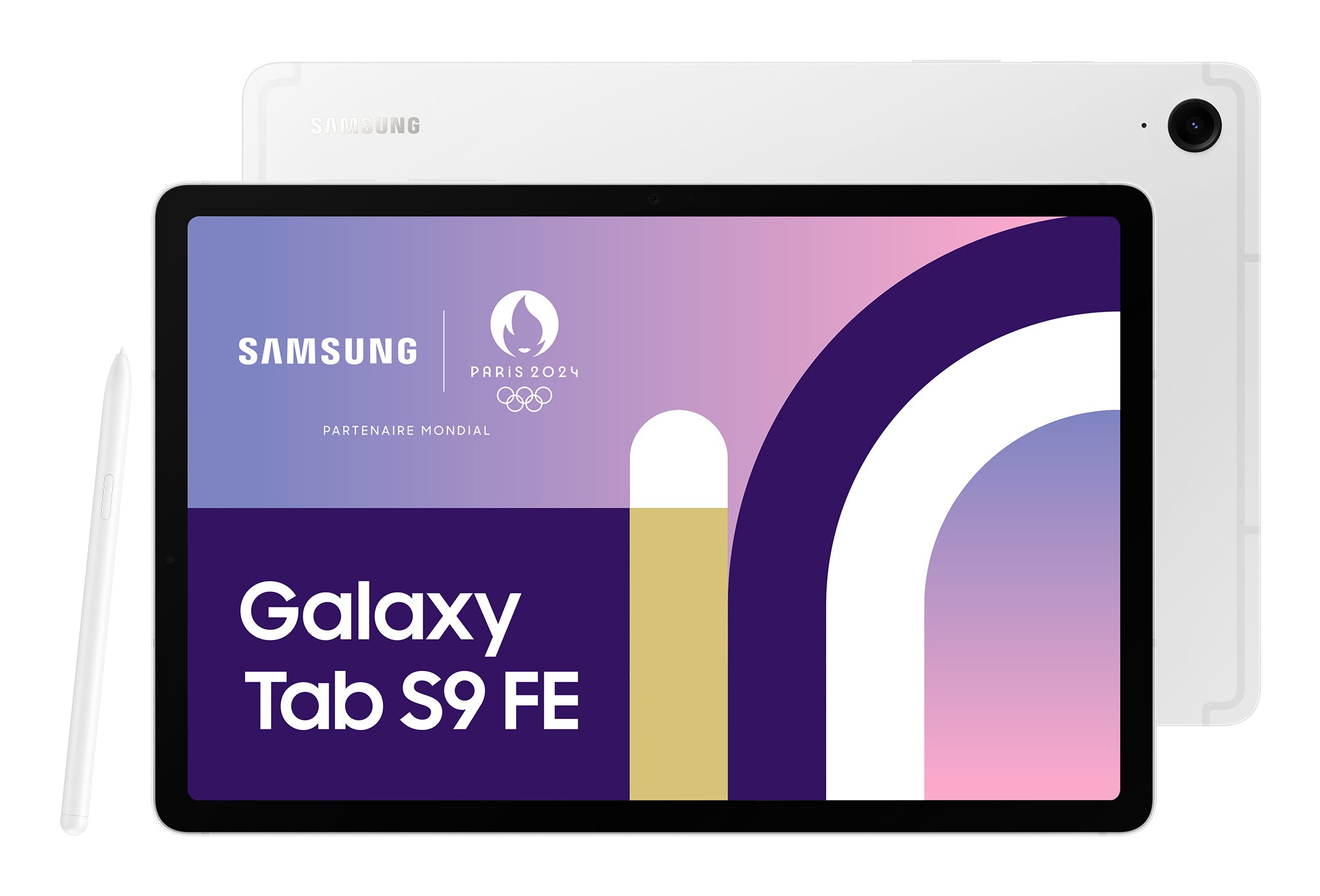 Samsung Galaxy Tab S9 FE - Tablette - Android 13 - 128 Go - 10.9" TFT (2304 x 1440) - Logement microSD - argent