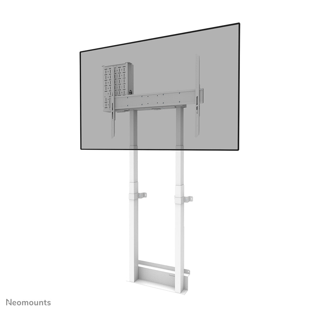 Neomounts WL55-875WH1 - Kit de montage (support mural) - motorisé - pour écran plat - verrouillable - acier - blanc - Taille d'écran : 55"-100"
