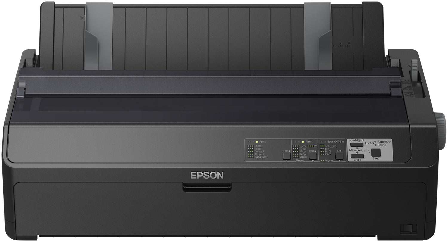 Epson FX 2190II - Imprimante - Noir et blanc - matricielle - Rouleau (21,6 cm), 406,4 mm (largeur), 420 x 364 mm - 240 x 144 dpi - 9 pin - jusqu'à 738 car/sec - parallèle, USB 2.0