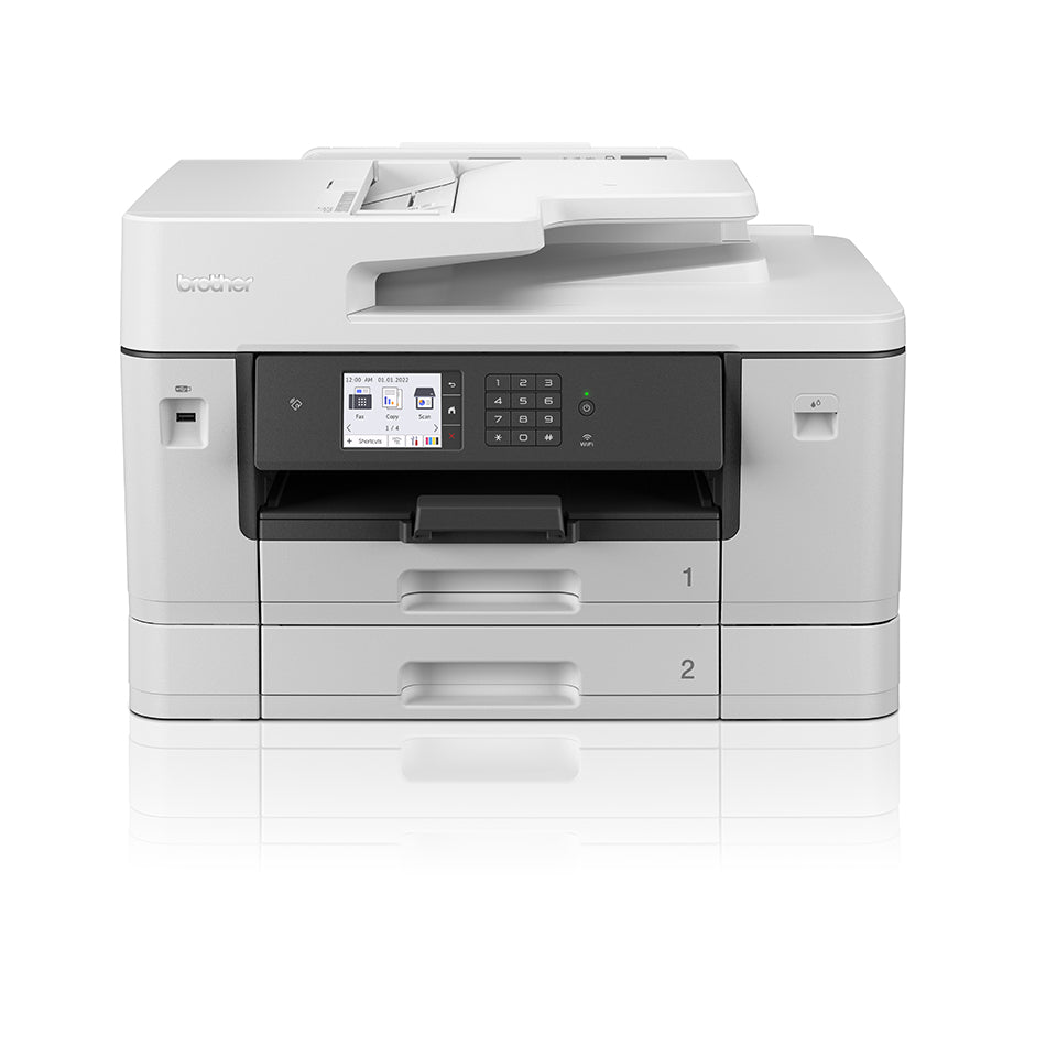 Brother MFC-J6940DW - Imprimante multifonctions - couleur - jet d'encre - A3 (support) - jusqu'à 25 ppm (copie) - jusqu'à 28 ppm (impression) - 600 feuilles - 33.6 Kbits/s - USB 2.0, LAN, Wi-Fi(n), hôte USB, NFC
