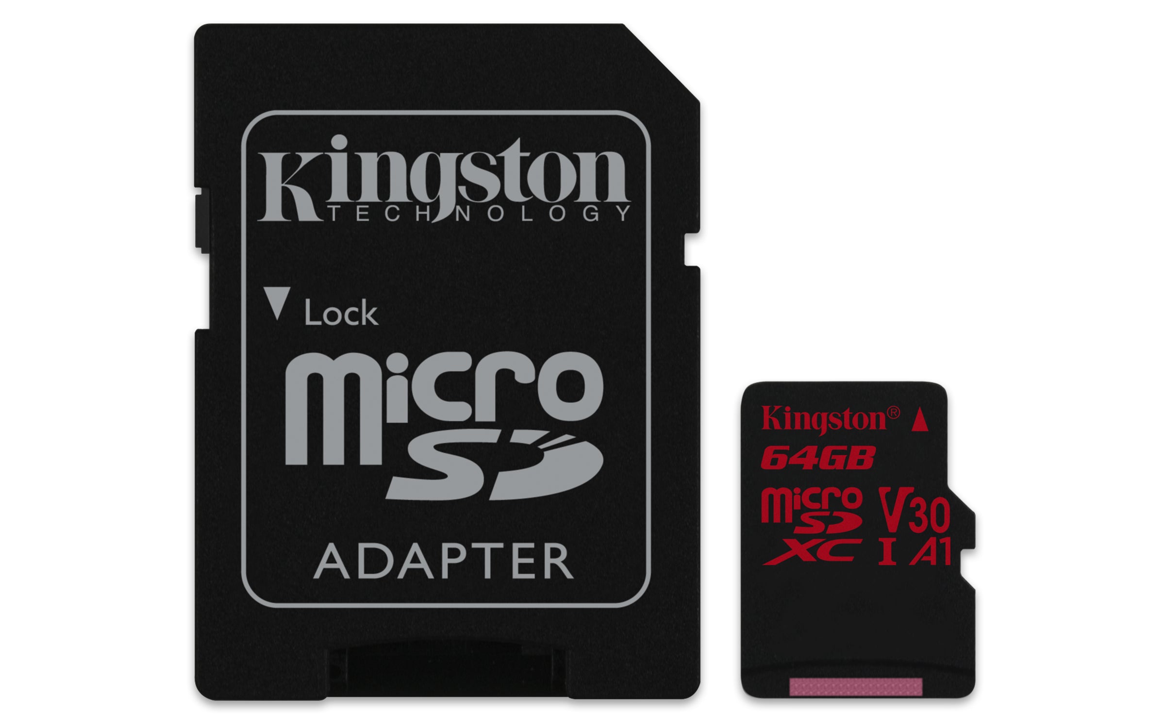 Micro SDHC 64Go Class 10 A1 V30 + Adapt SDCR/64GB