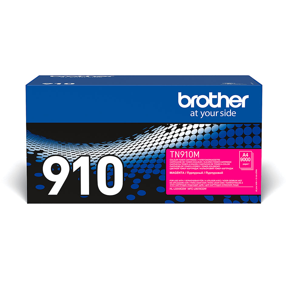 Brother TN910M - Ultra Jumbo - magenta - original - cartouche de toner - pour Brother HL-L9300, HL-L9310, MFC-L9570