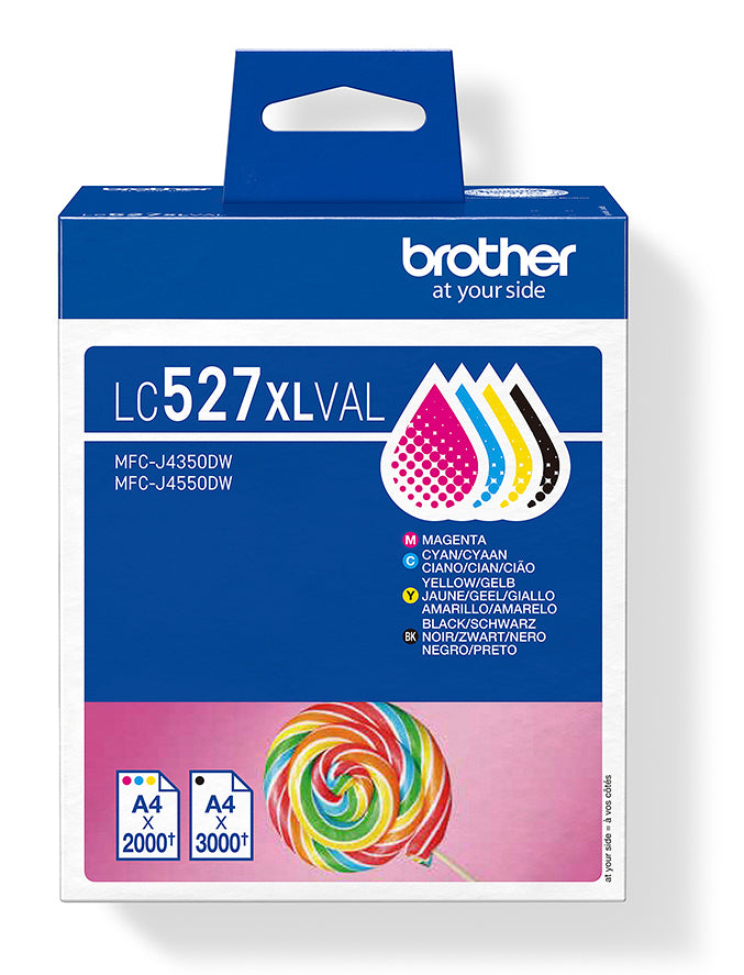 Cartouche d'encre originale Brother LC527XLVAL Multicouleur