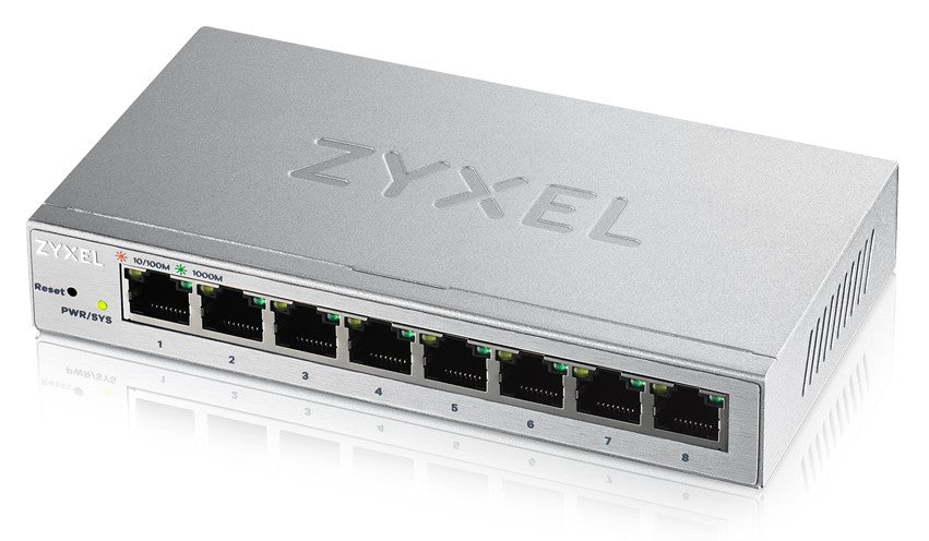 Commutateur Réseau de Bureau ZyXEL GS1200-8-EU0101F 16 Gbps LAN RJ45 x 8