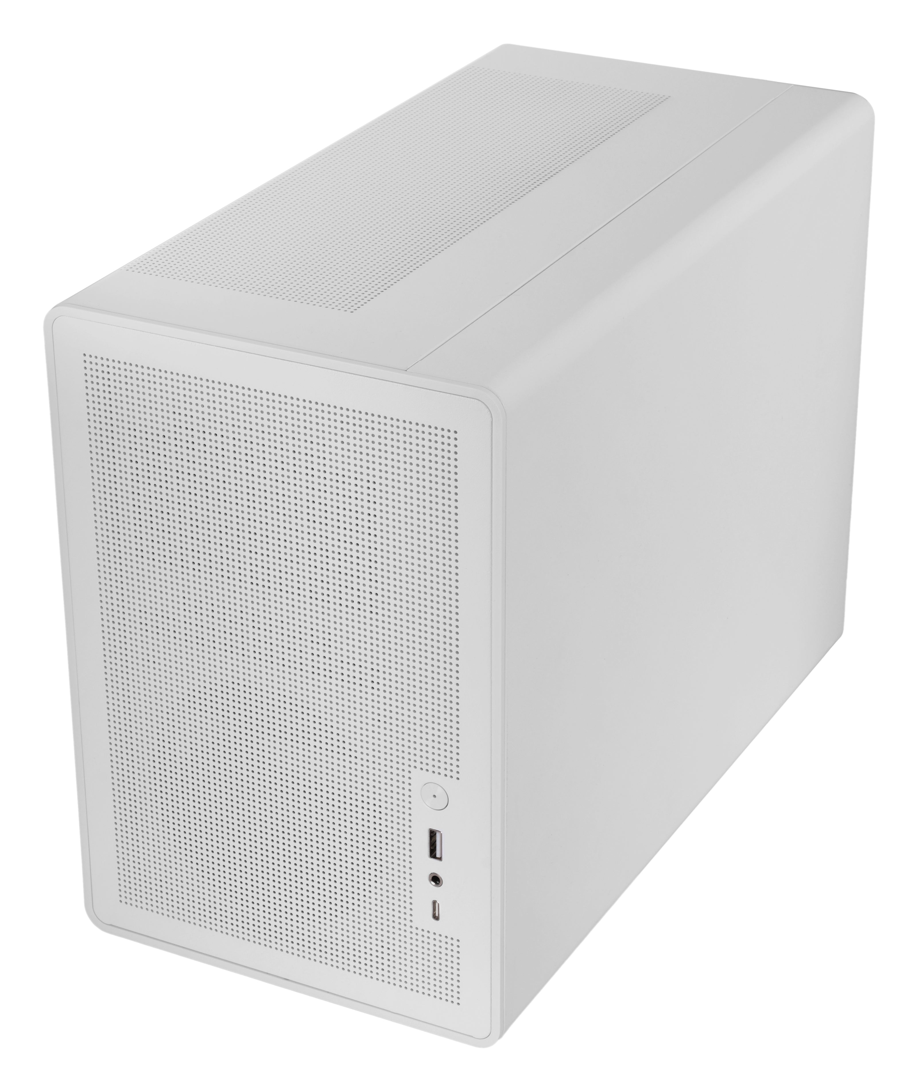 Boîtier mini-tour Micro ATX / ITX Mars Gaming MCXPSW Blanc