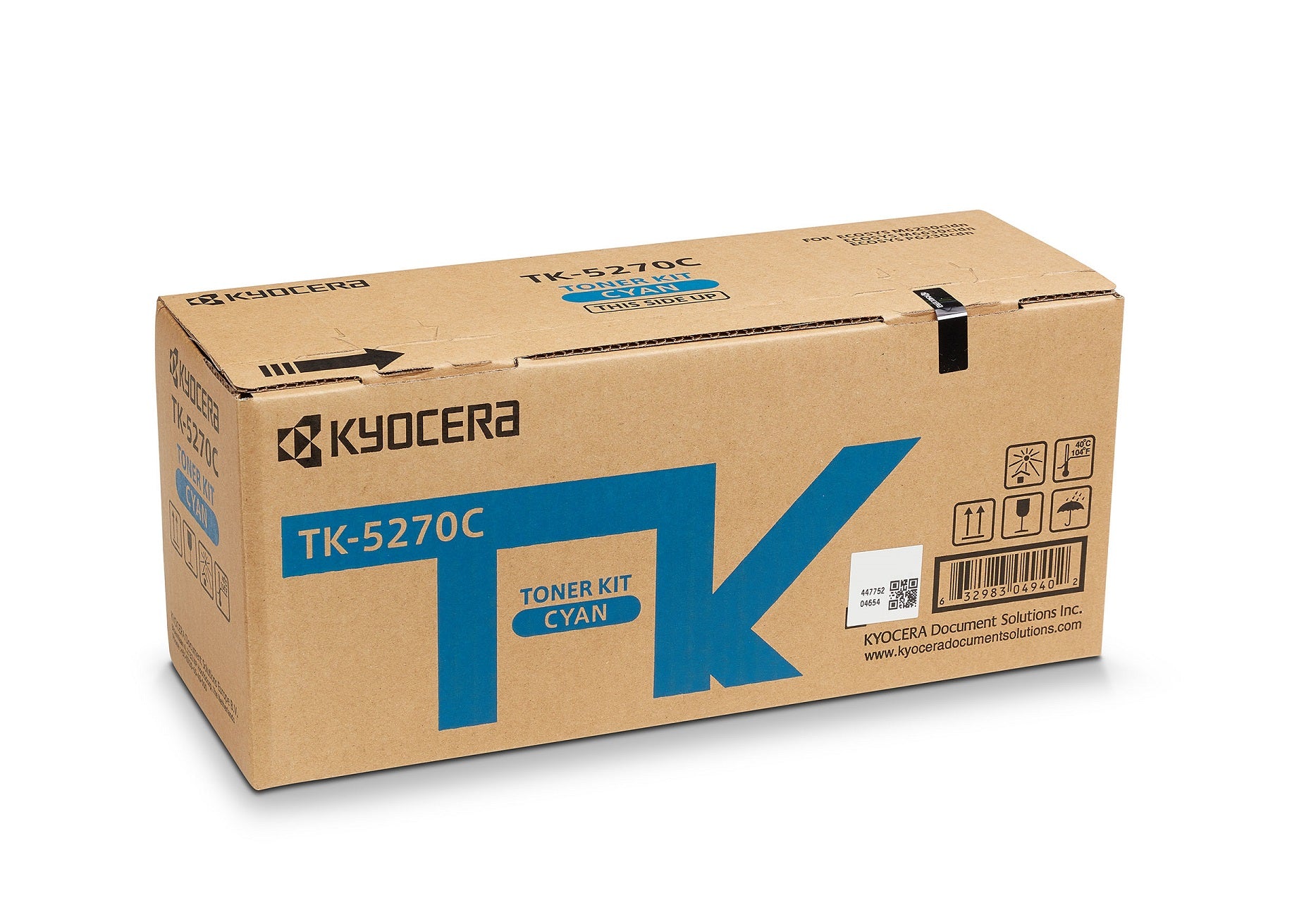 Kyocera TK 5270C - Cyan - original - kit toner - pour ECOSYS M6230, M6630, P6230