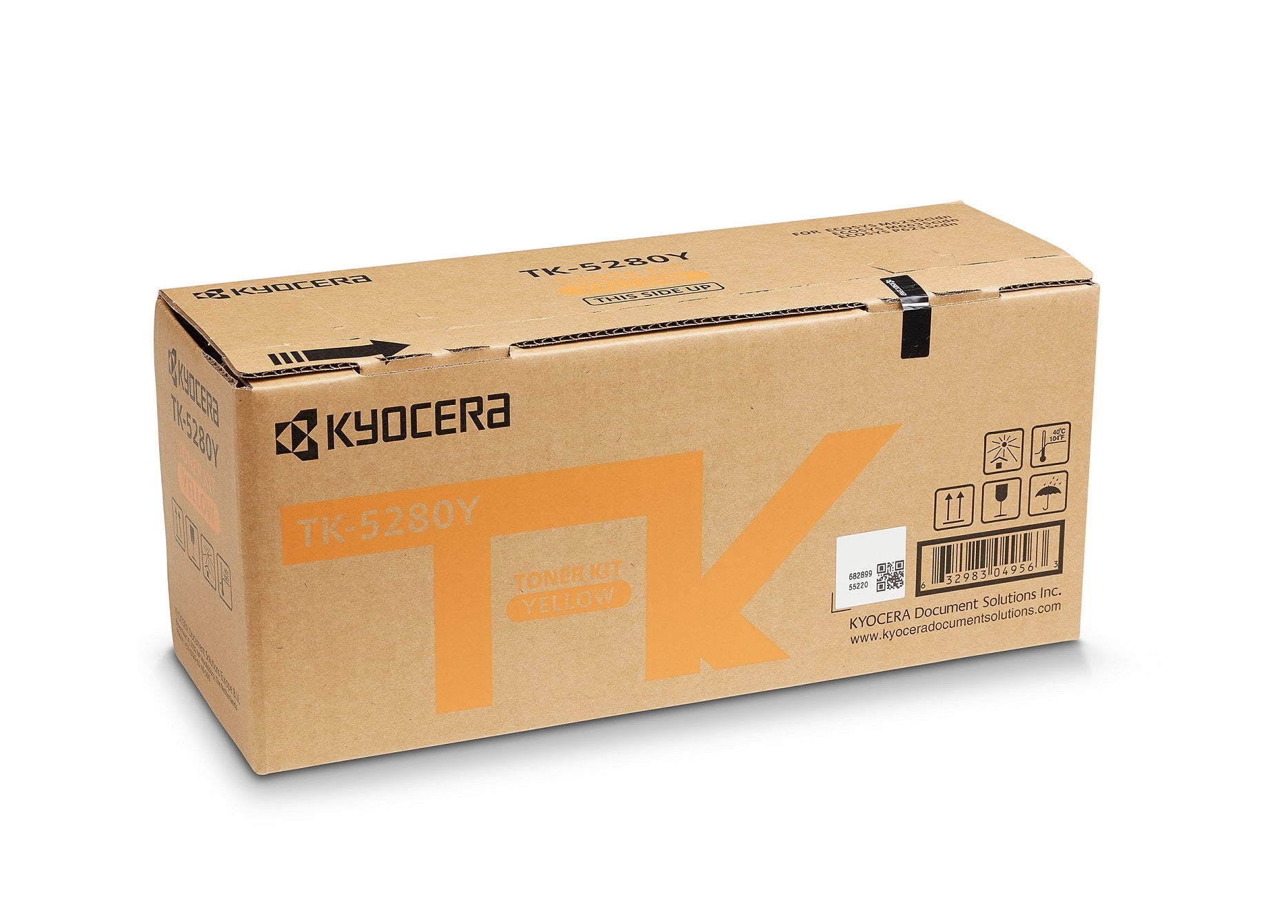 Kyocera TK 5280Y - Jaune - original - kit toner - pour ECOSYS M6235cidn, M6235CIDN/KL3, M6635cidn, M6635CIDN/KL3, P6235cdn, P6235CDN/KL3