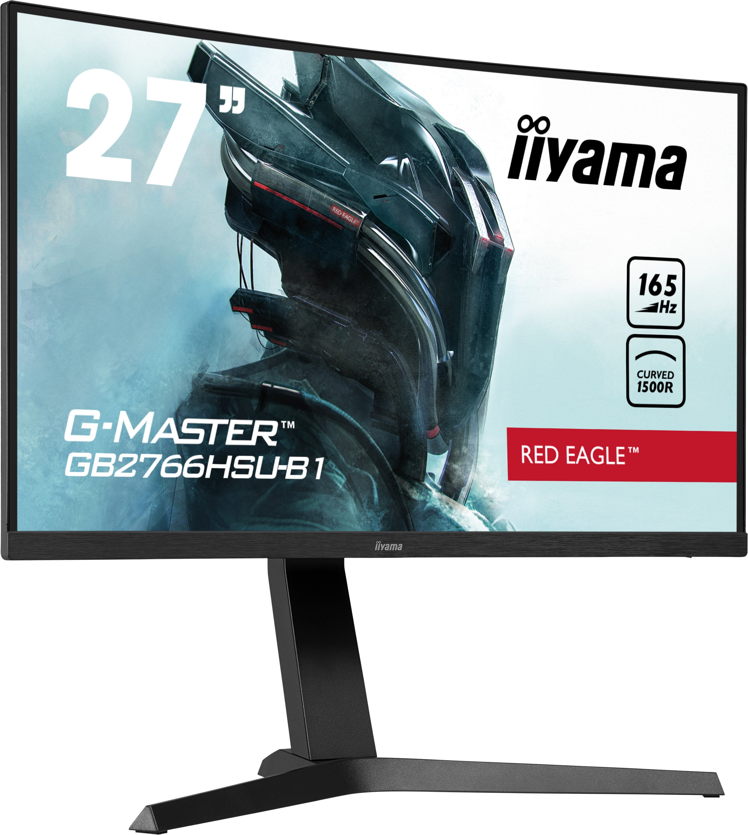 Écran LED - incurvé - 27" - 1920 x 1080 Full HD (1080p) @ 165 Hz - VA - 250 cd/m² - 3000:1 - 1 ms - 2xHDMI, DisplayPort - haut-parleurs - noir mat
