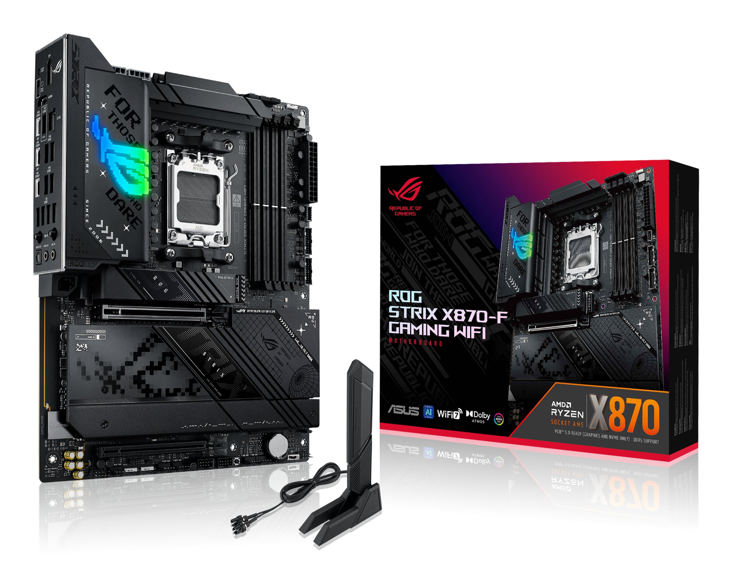 Carte Mère Asus Rog Strix X870E-F Gaming WiFi (AMD AM5)