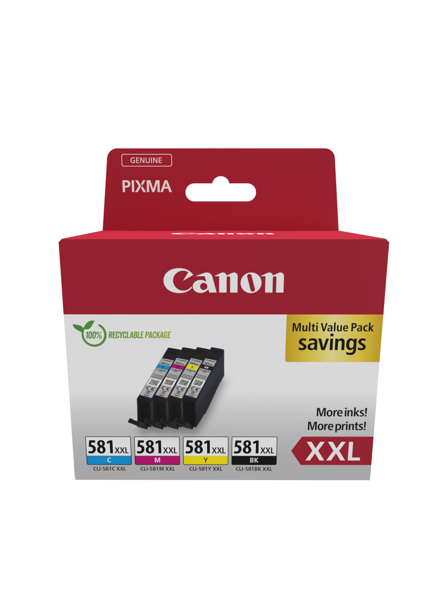 Cartouche d'encre originale Canon CLI-581 Multicouleur