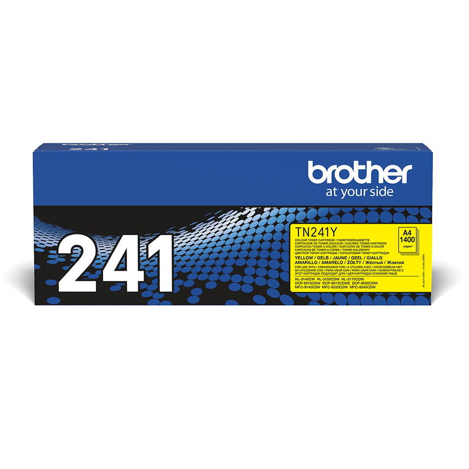 Brother TN241Y - Jaune - original - cartouche de toner - pour Brother DCP-9015, DCP-9020, HL-3140, HL-3150, HL-3170, MFC-9140, MFC-9330, MFC-9340