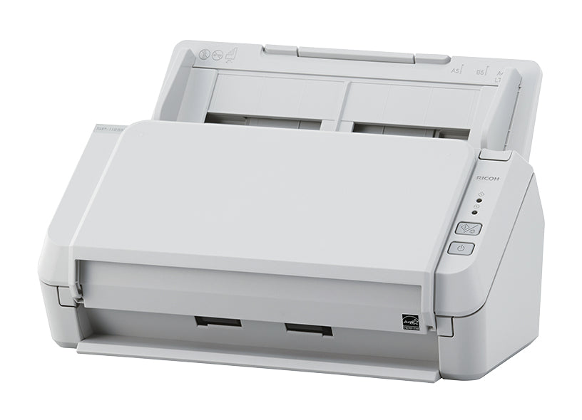 Ricoh SP-1125N - Scanner de documents - CIS Double - Recto-verso - 216 x 355.6 mm - 600 dpi x 600 dpi - jusqu'à 25 ppm (mono) / jusqu'à 25 ppm (couleur) - Chargeur automatique de documents (50 feuilles) - jusqu'à 4000 pages par jour - Gigabit LAN, USB 3.2