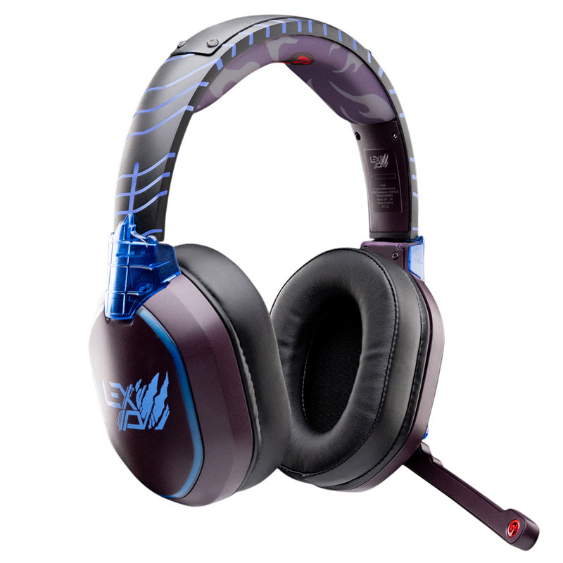 Casque Gamer sans fil Bluetooth Lexip Tsume Naruto Shippuden Madara Destruction (Violet)