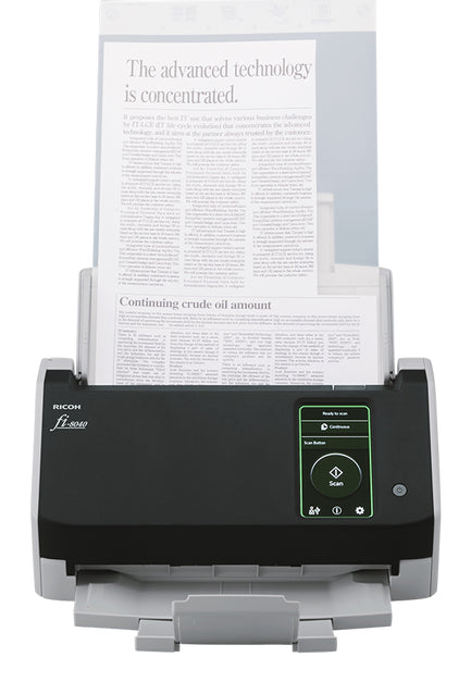Ricoh fi-8040 - Scanner de documents - CIS Double - Recto-verso - 216 x 355.6 mm - 600 dpi x 600 dpi - jusqu'à 40 ppm (mono) / jusqu'à 40 ppm (couleur) - Chargeur automatique de documents (50 feuilles) - jusqu'à 6000 pages par jour - USB 3.2 Gen 1, Gigabi