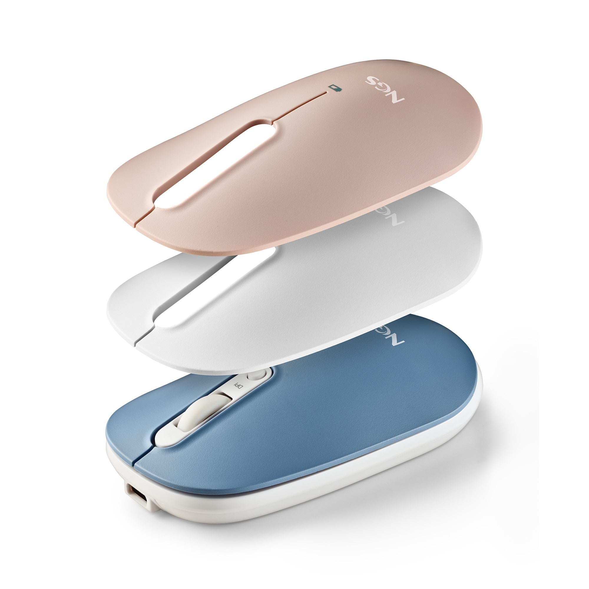 Souris NGS SHELL-RB Bleu 1600 dpi