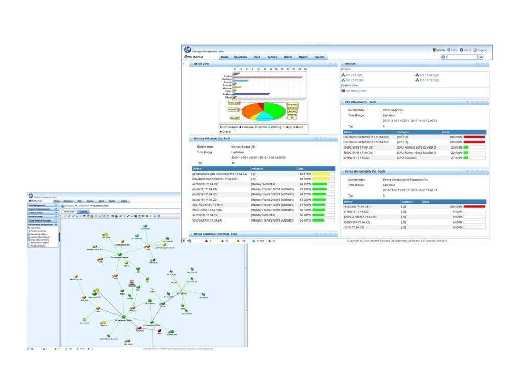 HPE Intelligent Management Center Basic Edition - Licence - 50 nuds - électronique - Linux, Win
