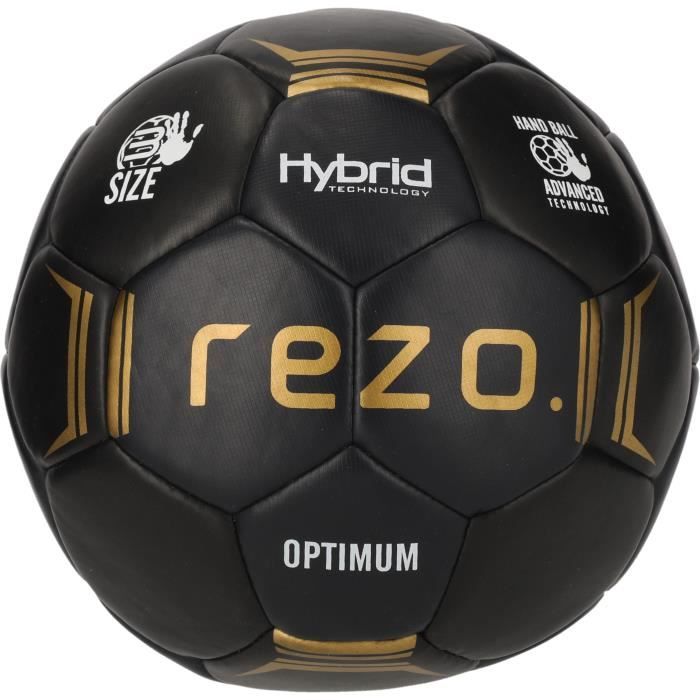 Ballon Handball - Optimum - Taille 2 -  Noir et or