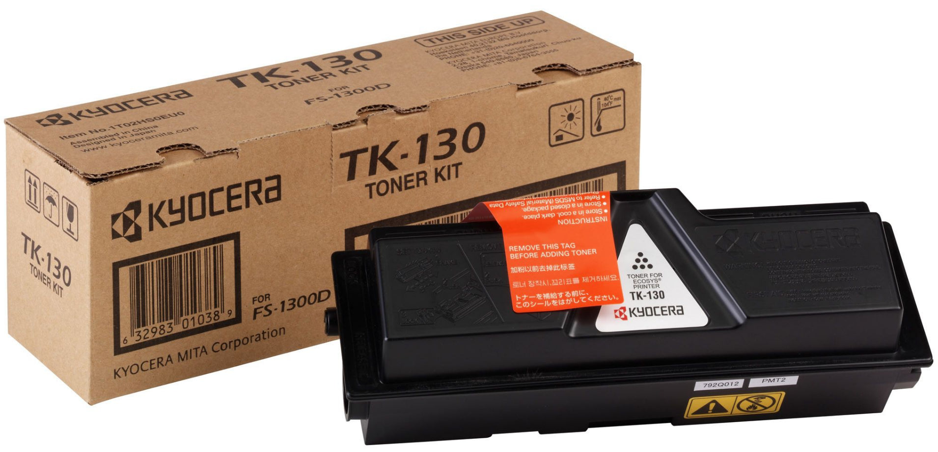 Kyocera TK 130 - Noir - original - cartouche de toner - pour Kyocera FS-1028, FS-1128; FS-1300, 1350