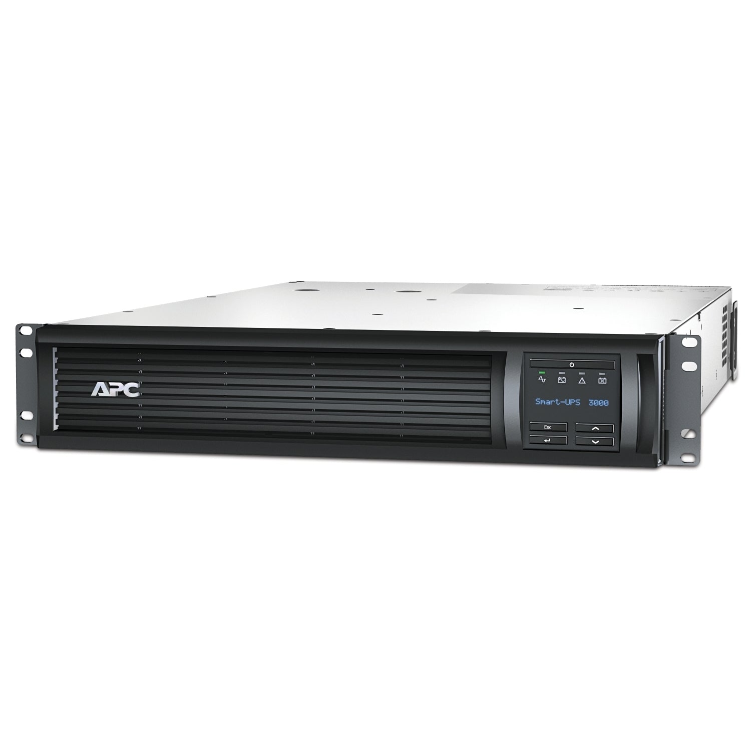 APC Smart-UPS SMT3000RMI2UC - Onduleur (rack-montable) - CA 220/230/240 V - 2700 Watt - 3000 VA - RS-232, USB - connecteurs de sortie : 12 - 2U - noir - avec APC SmartConnect - pour P/N: AR3003, AR3003SP, AR3006, AR3006SP, AR3103, AR3103SP, AR3106, AR3106