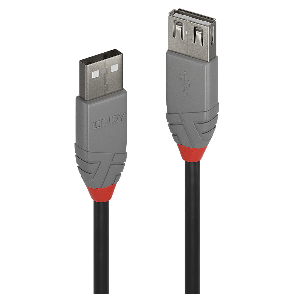 Cable USB 2.0 Lindy 3m M/F (rallonge)