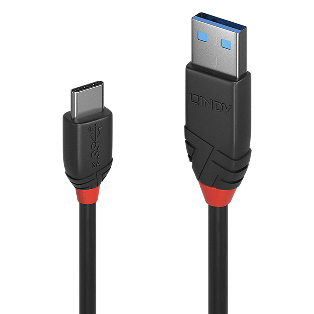 Câble USB A vers USB C LINDY 36915 50 cm Noir