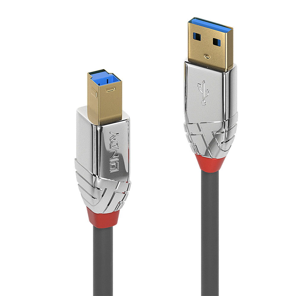 Câble Micro USB LINDY 36663 3 m Noir Gris (1 Unités)