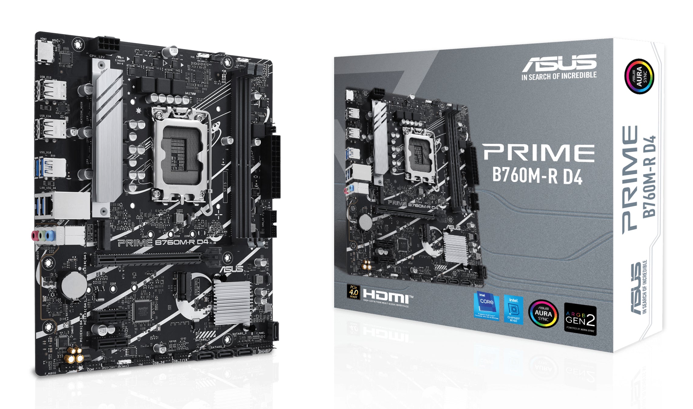 Carte Mère Asus Prime B760M-R DDR4 (Intel LGA 1700) Micro ATX