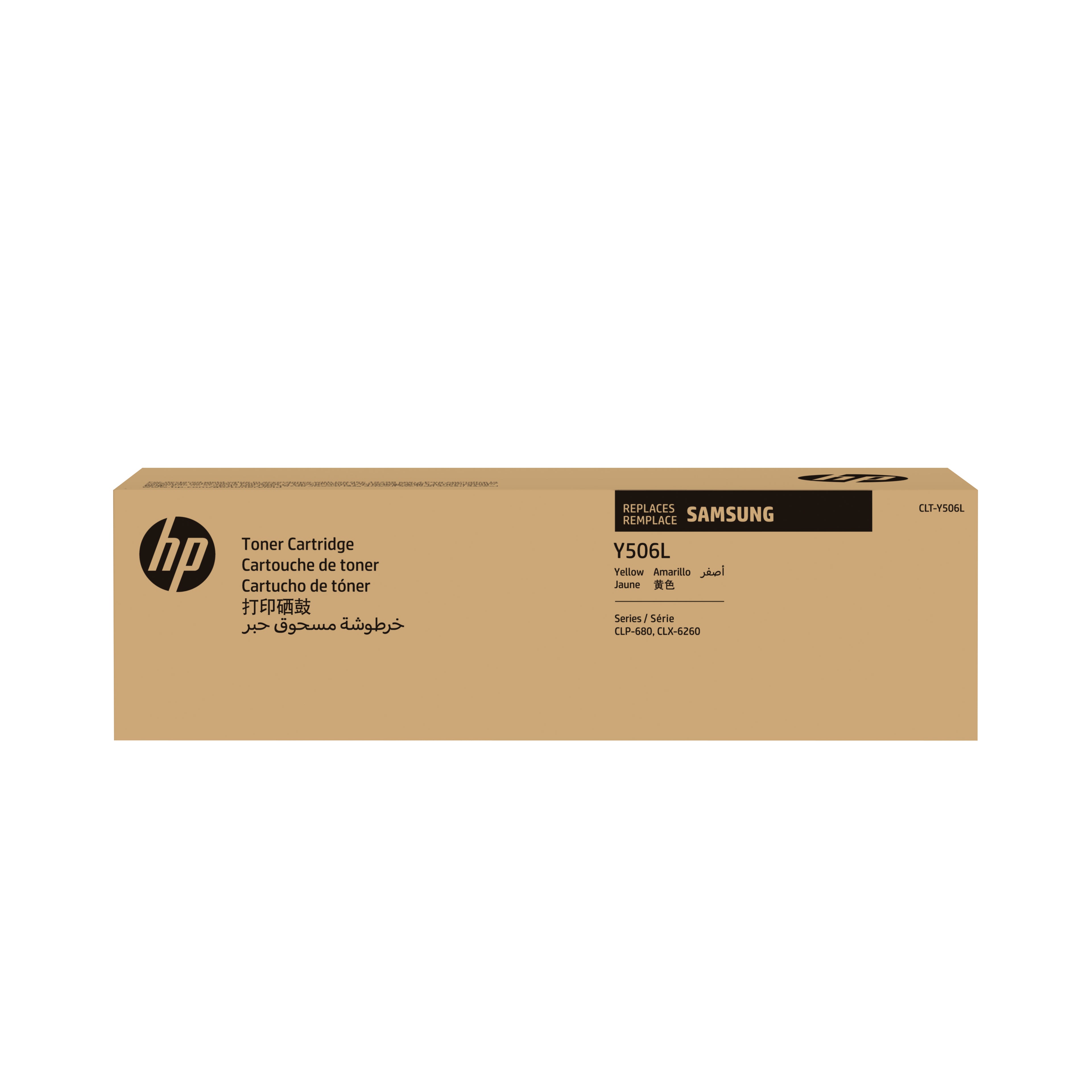 HP CLT-Y506L - À rendement élevé - jaune - original - cartouche de toner (SU515A) - pour Samsung CLP-680DW, CLP-680ND, CLX-6260FD, CLX-6260FR, CLX-6260FW, CLX-6260ND