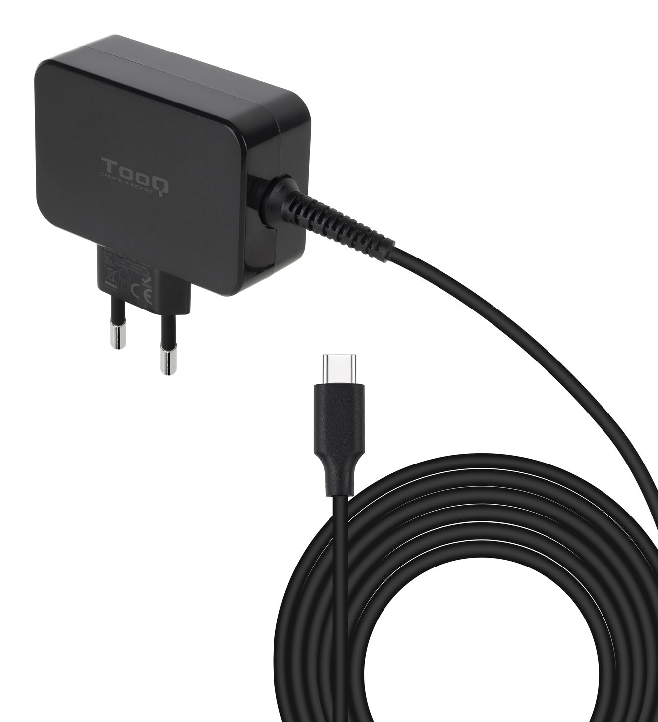 Chargeur d'ordinateur portable TooQ TQLC-USBCGAN45PD 45 W