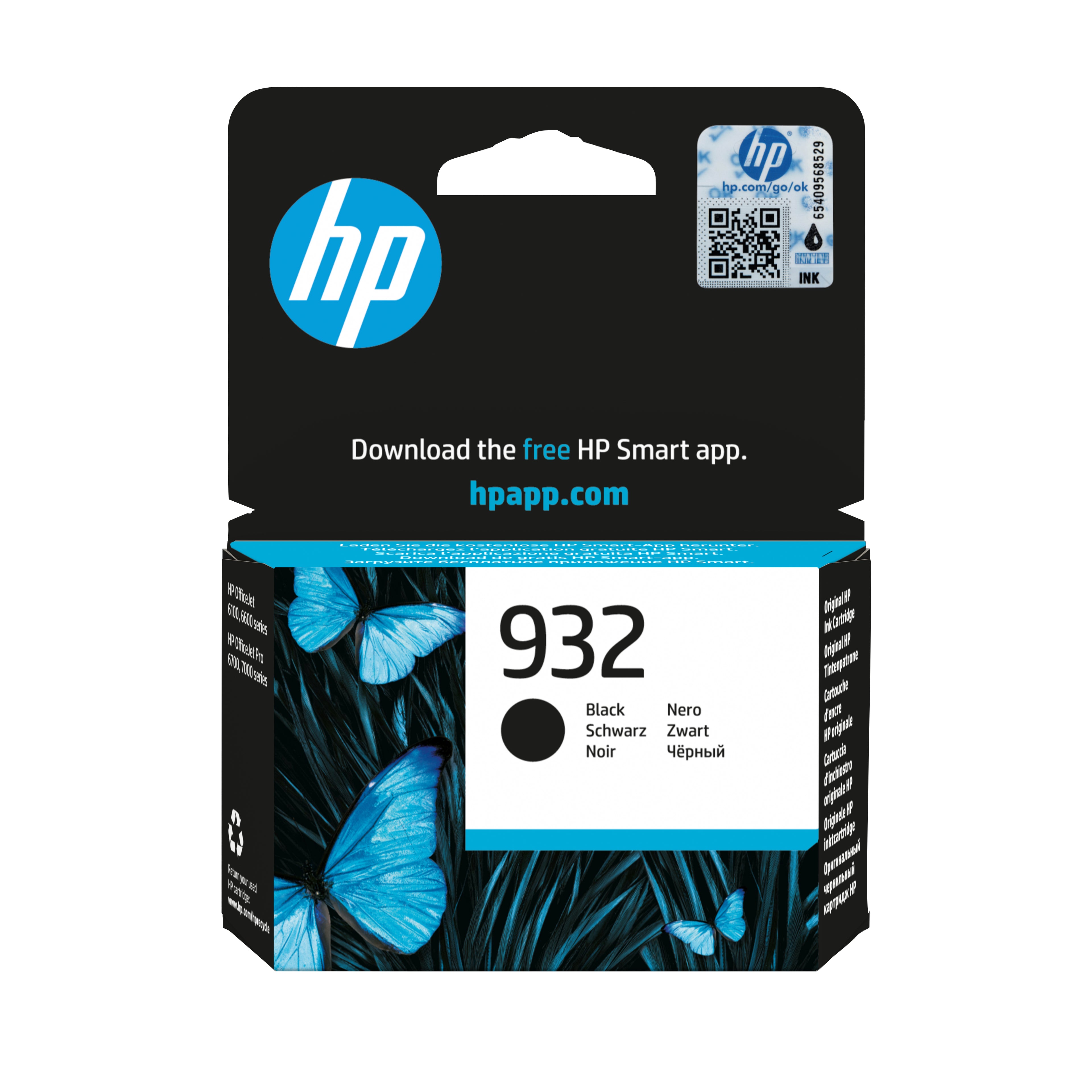 Cartouche d'encre originale HP CN057AE Noir
