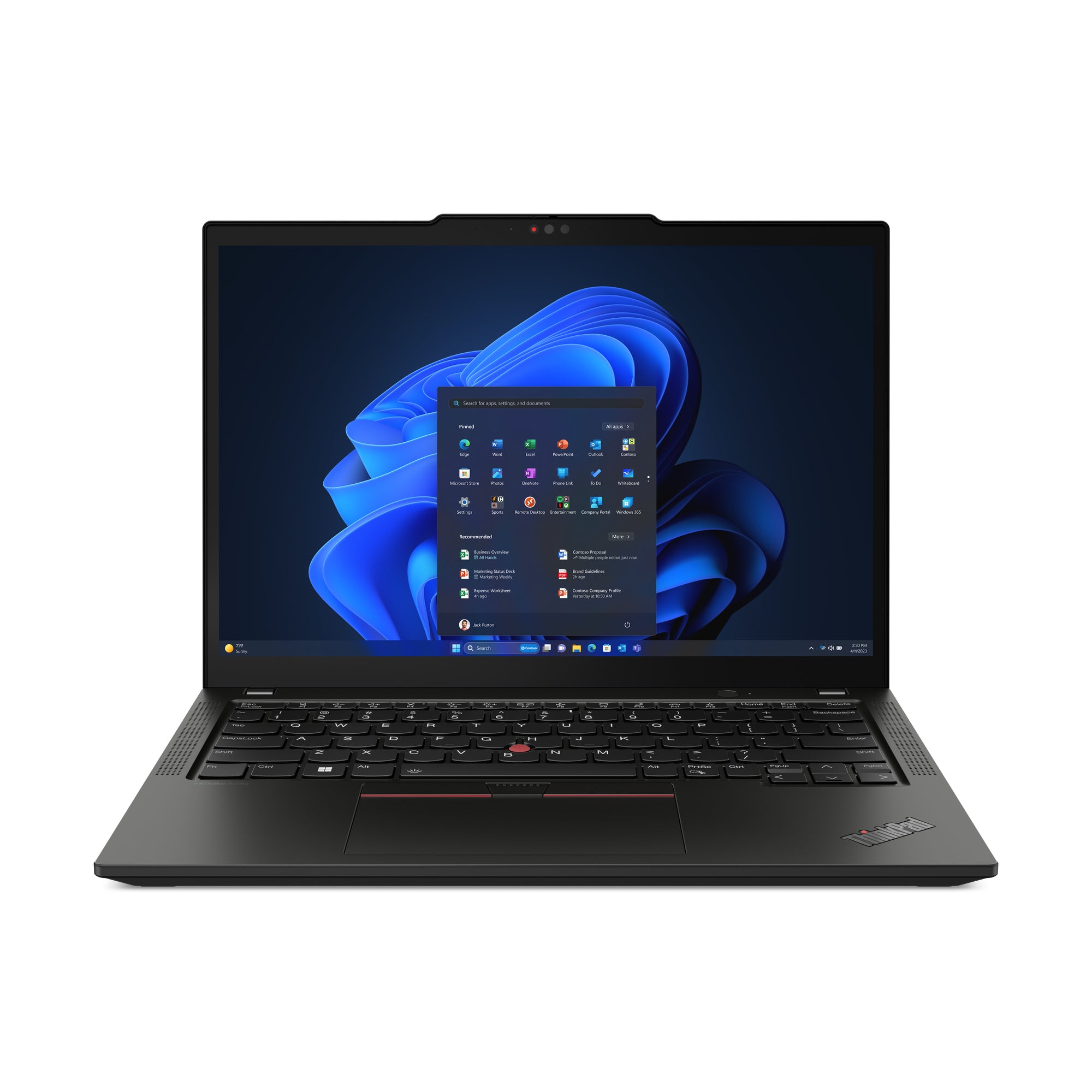 Lenovo ThinkPad X13 Gen 5 21LU - Conception de charnière à 180 degrés - Intel Core Ultra 7 - 155U / jusqu'à 4.8 GHz - Evo - Win 11 Pro - Intel Graphics - 16 Go RAM - 512 Go SSD TCG Opal Encryption 2, NVMe - 13.3" IPS 1920 x 1200 - Wi-Fi 6E, Bluetooth - no