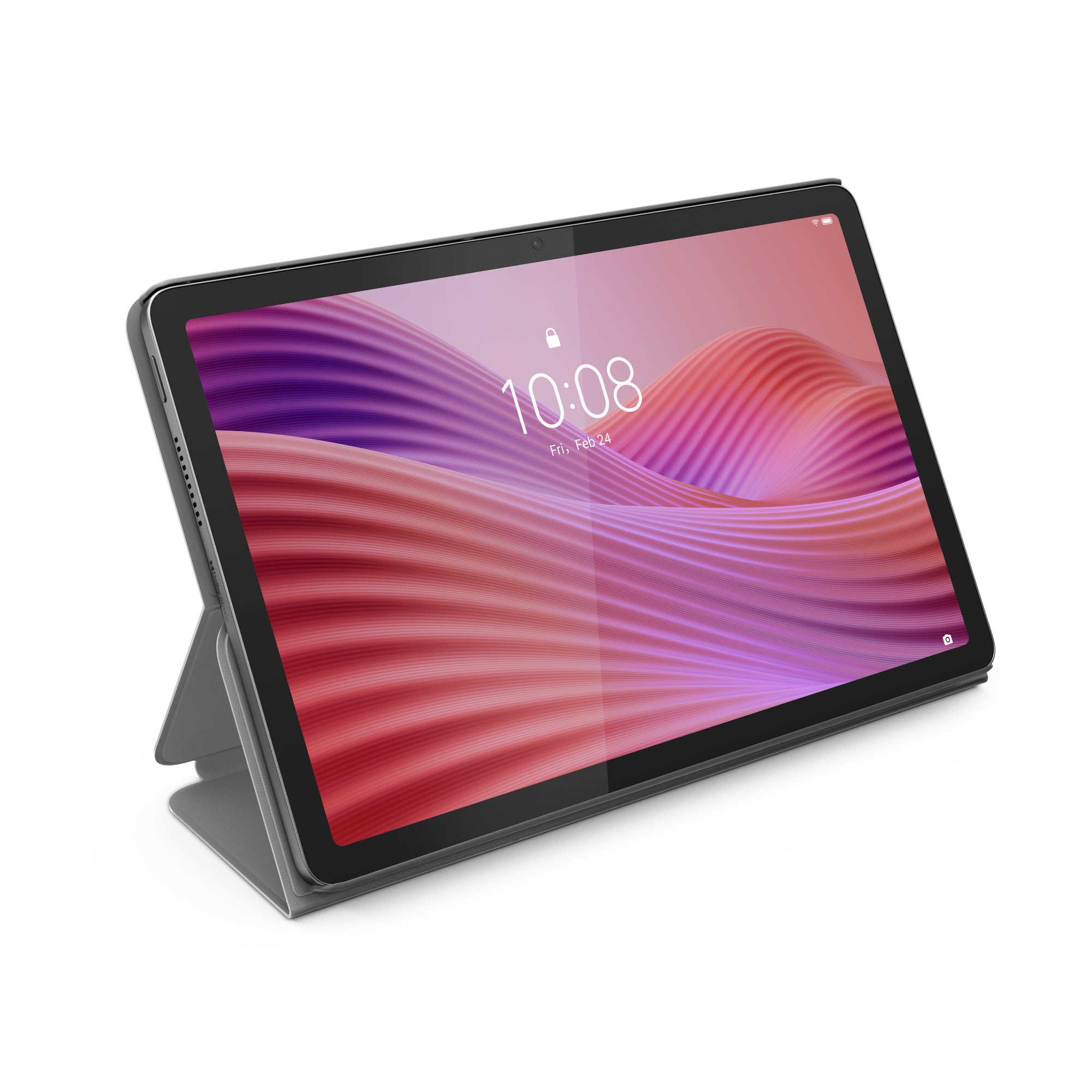 Lenovo Folio Case - Étui à rabat pour tablette - polyuréthane - gris luna - pour Tab