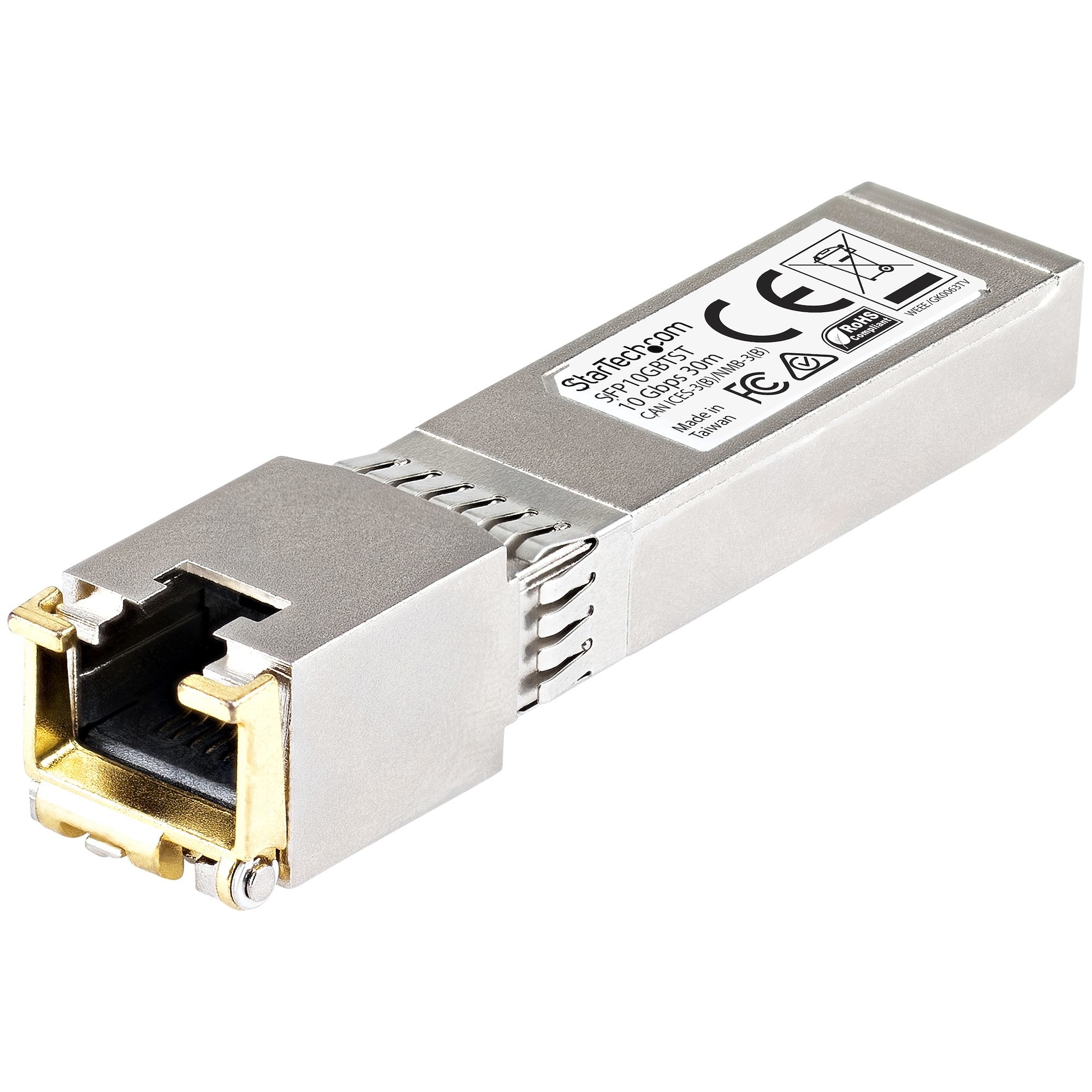 Module SFP+ à fibre optique multimode Startech SFP10GBTCST 10GBase-T 10 Gbps