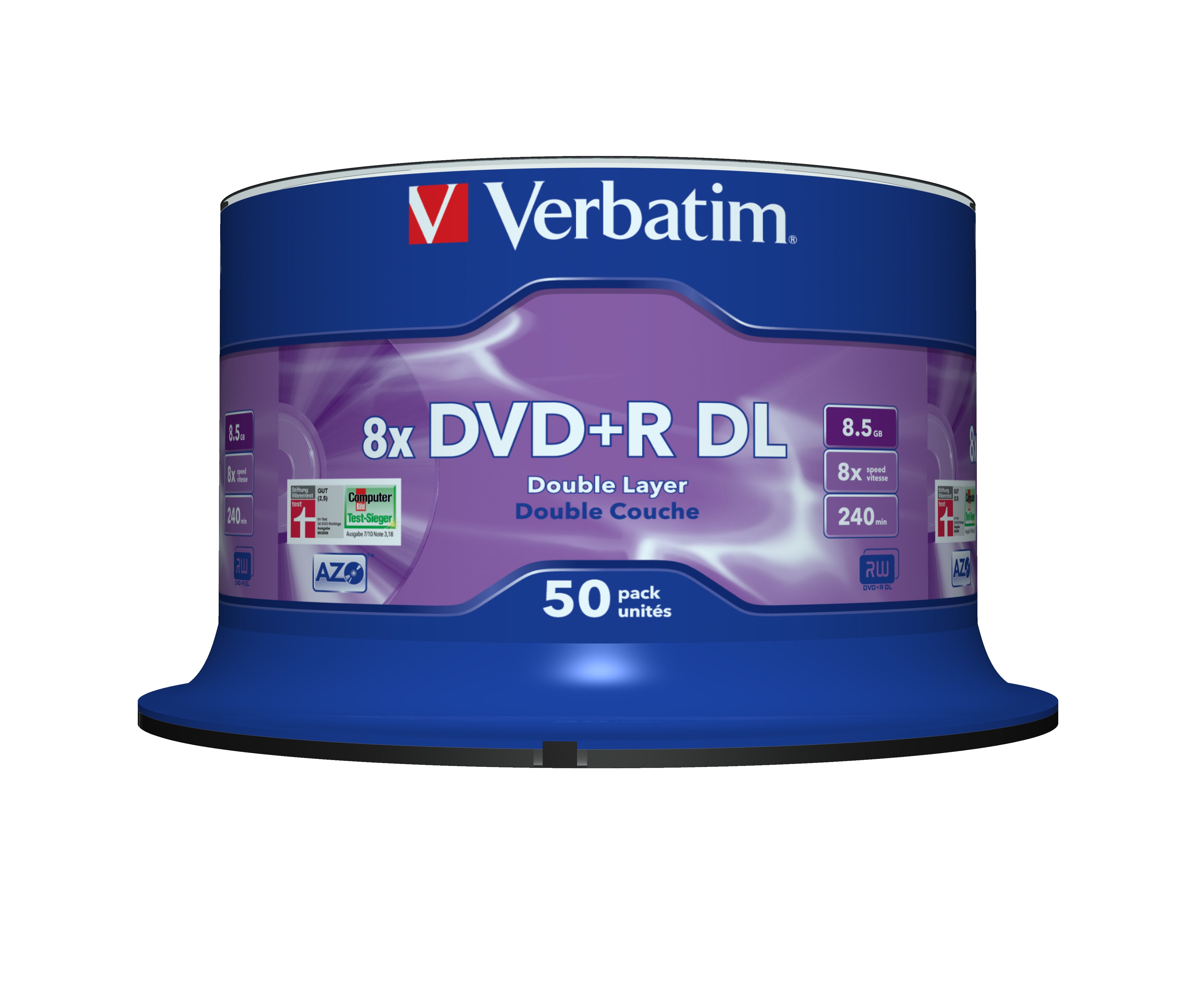 Lecteur CD/DVD Verbatim 43758 (50 Unités)